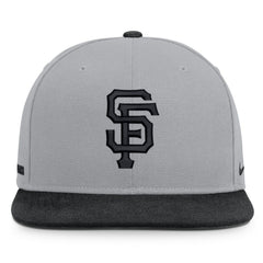 San Francisco Giants Primetime Pro Dri-FIT Snapback Hat - Gray/Black | Nike