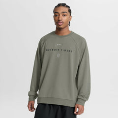 Detroit Tigers Statement Primary Raglan Dri-FIT Sweatshirt - Olive | Nike