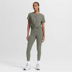 Los Angeles Dodgers Women's One Twist Dri-FIT Cropped T-Shirt - Olive | Nike