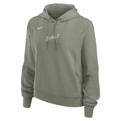 Detroit Tigers Women's One Tri-Blend Dri-FIT Hoodie - Olive | Nike