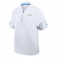 NFL Los Angeles Chargers Sideline Short Sleeve Quarter-Zip Coach Jacket