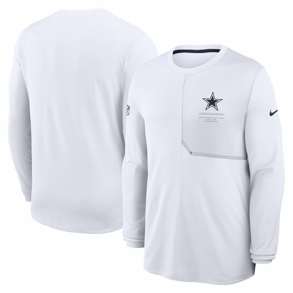 NFL Dallas Cowboys Sideline Coach UV Dri-FIT Long Sleeve Shirt