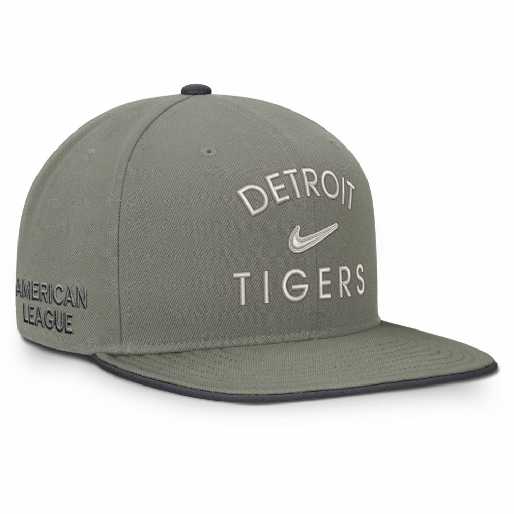Detroit Tigers Pro Dri-FIT Snapback Hat - Olive | Nike
