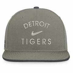Detroit Tigers Pro Dri-FIT Snapback Hat - Olive | Nike