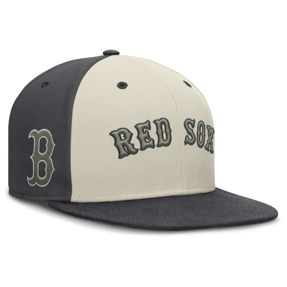 Boston Red Sox Dri-FIT True Fitted Hat - Cream | Nike