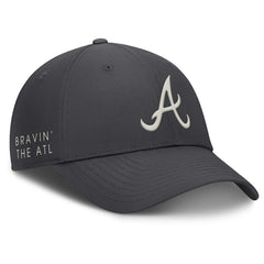 Atlanta Braves Club Dri-FIT Adjustable Hat - Anthracite | Nike