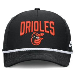 Baltimore Orioles Cooperstown Rise Adjustable Hat - Black | Nike