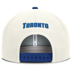 Toronto Blue Jays Cooperstown Pro Dri-FIT Snapback Hat - Cream/Royal | Nike