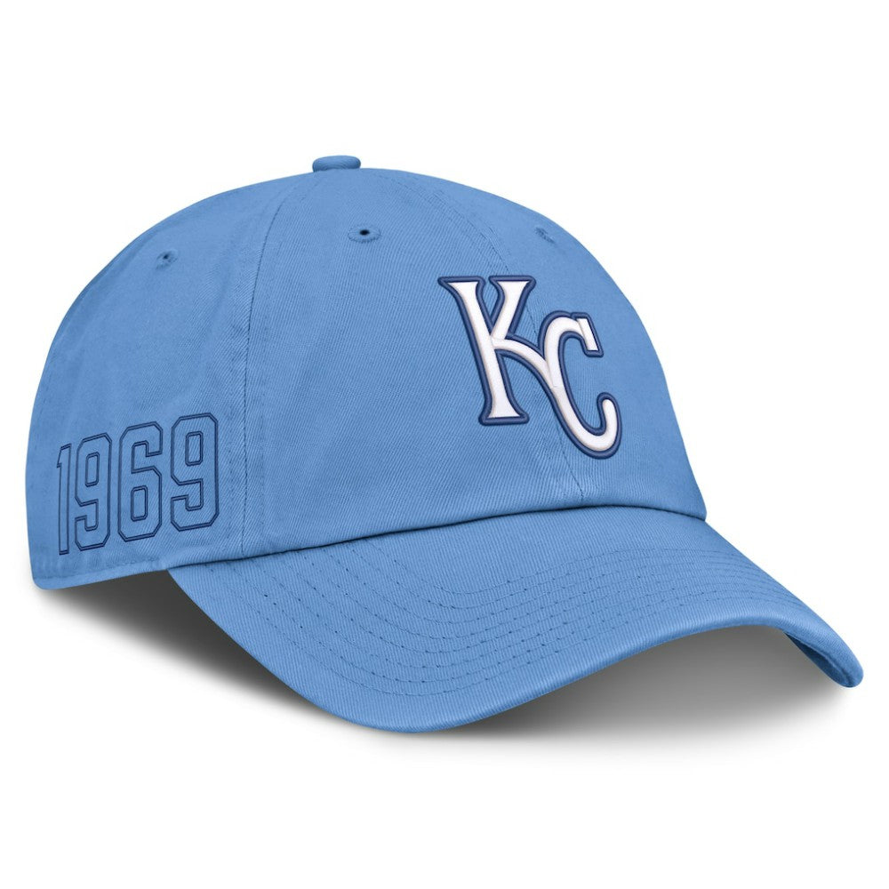 Kansas City Royals Cooperstown Club Adjustable Hat - Light Blue | Nike