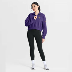 NFL Minnesota Vikings Women's Phoenix Fleece Quarter-Zip Sweatshirt