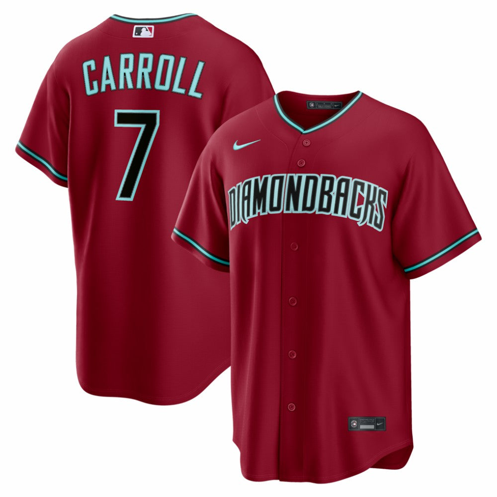 Corbin Carroll Arizona Diamondbacks Alternate 2 Replica Jersey - Crimson | Nike