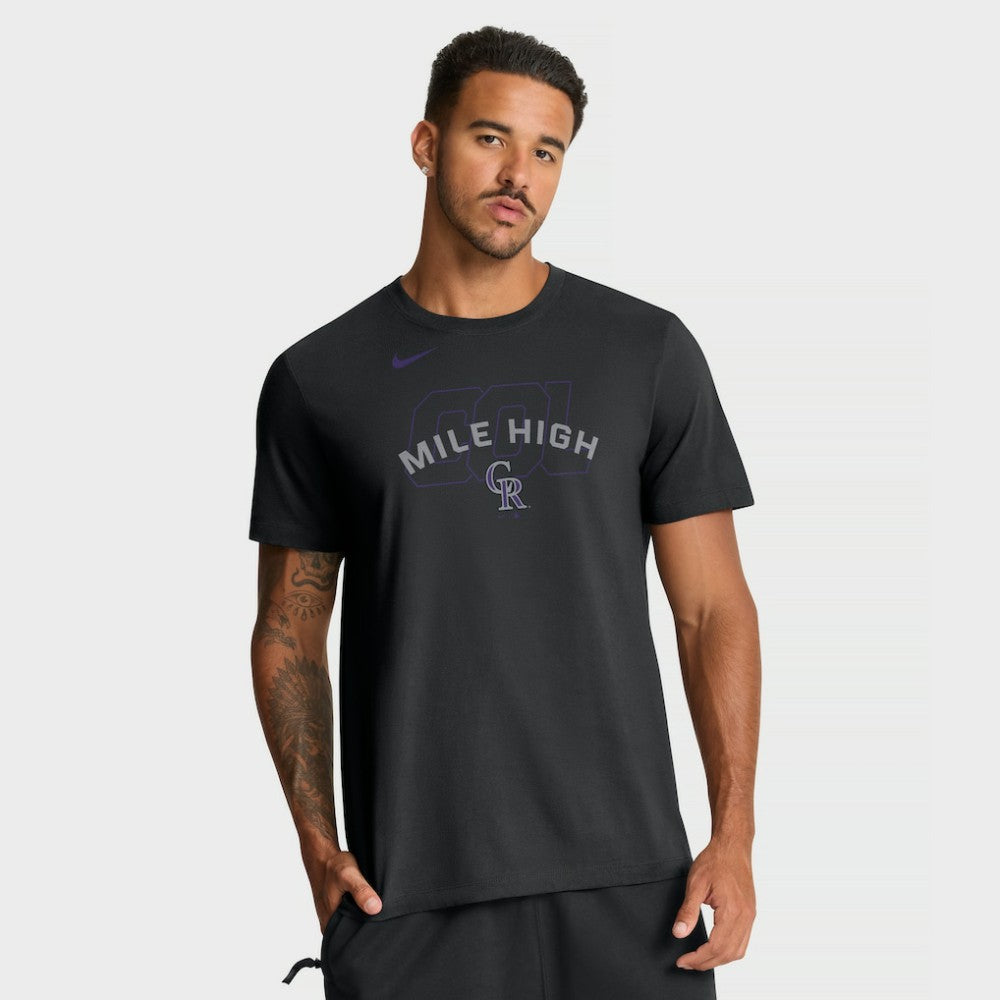 Colorado Rockies Primetime Fashion T-Shirt - Black | Nike