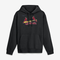 St. Louis Cardinals Dri-Fit Club Hoodie - Black | Nike