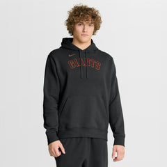 San Francisco Giants Dri-Fit Club Hoodie - Black | Nike