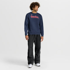 Cleveland Guardians Primetime Wordmark Sweatshirt - Navy | Nike