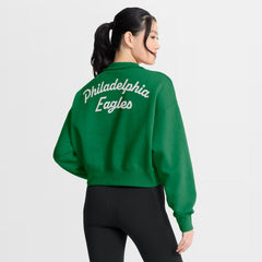 NFL Philadelphia Eagles Women's Phoenix Fleece Quarter-Zip Sweatshirt