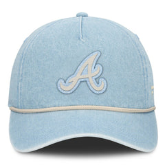 Atlanta Braves Women's Roped Adjustable Hat - Denim