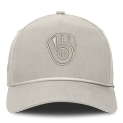 Milwaukee Brewers Undertone A-Frame Adjustable Hat - Stone