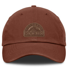 Colorado Rockies Tinge Adjustable Hat - Brown