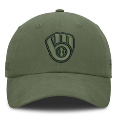 Milwaukee Brewers Pine Rider Adjustable Hat - Olive