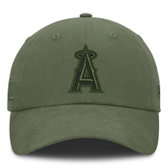 Los Angeles Angels Pine Rider Adjustable Hat - Olive