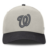 Washington Nationals Wonder A-Frame Adjustable Hat - Stone/Graphite