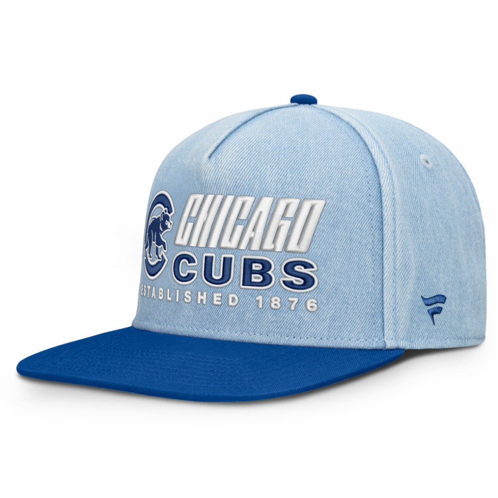 Chicago Cubs Twinbill Snapback Hat - Denim