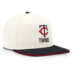 Minnesota Twins Cooperstown Pro Dri-FIT Snapback Hat - Cream/Navy | Nike