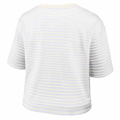 NFL Buffalo Bills Women's Striped Cropped T-Shirt