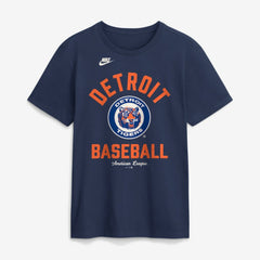 Detroit Tigers Cooperstown Collection T-Shirt - Navy | Nike