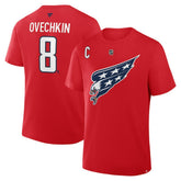 Alexander Ovechkin Washington Capitals Fanatics Authentic Stack Name & Number T-Shirt