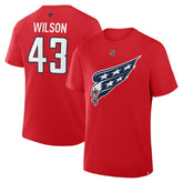 Tom Wilson Washington Capitals Fanatics Authentic Stack Name & Number T-Shirt