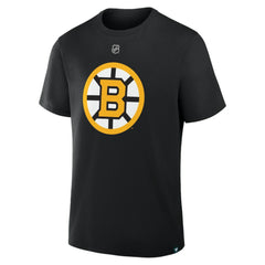 Jeremy Swayman Boston Bruins Fanatics Authentic Stack Name & Number T-Shirt