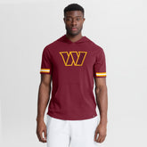 NFL Washington Commanders Optimal Play Short Sleeve Hooded T-Shirt