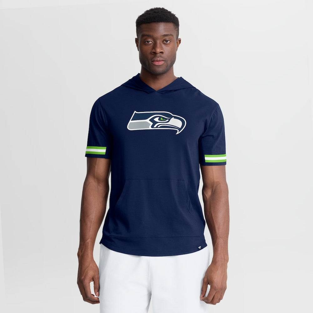 NFL Seattle Seahawks Optimal Play Short Sleeve Hooded T-Shirt