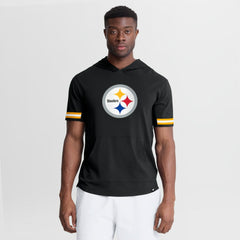 NFL Pittsburgh Steelers Optimal Play Short Sleeve Hooded T-Shirt