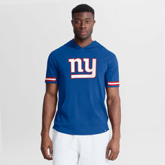 NFL New York Giants Optimal Play Short Sleeve Hooded T-Shirt