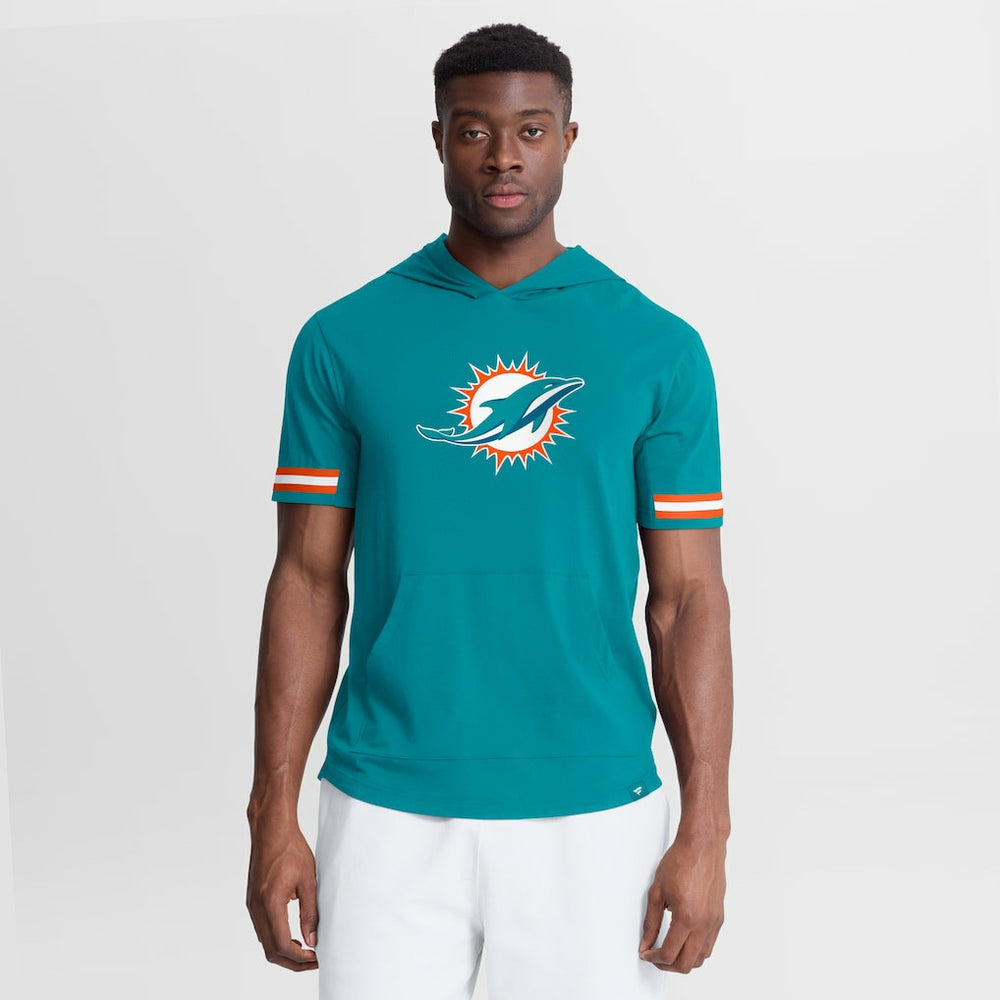NFL Miami Dolphins Optimal Play Short Sleeve Hooded T-Shirt