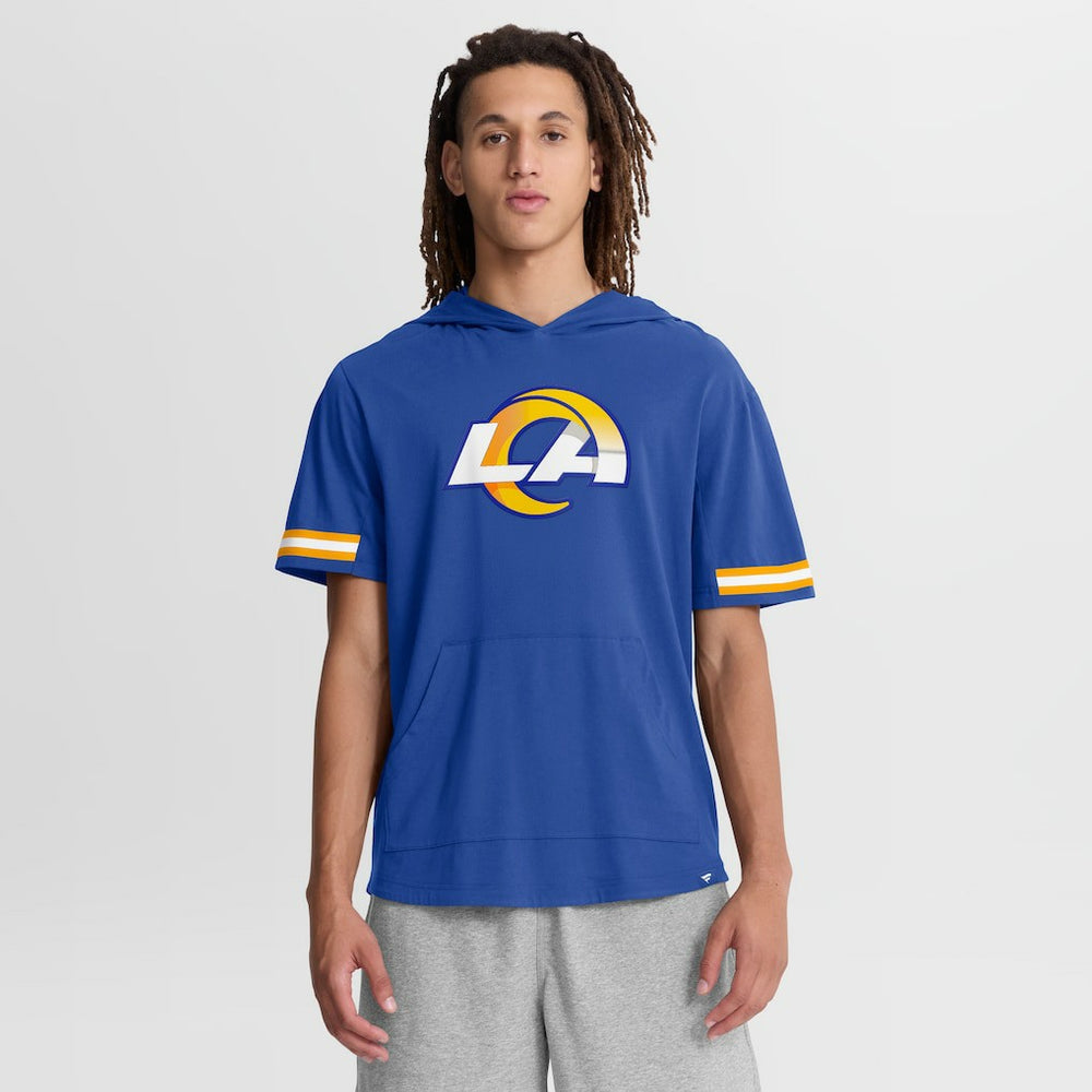 NFL Los Angeles Rams Optimal Play Short Sleeve Hooded T-Shirt