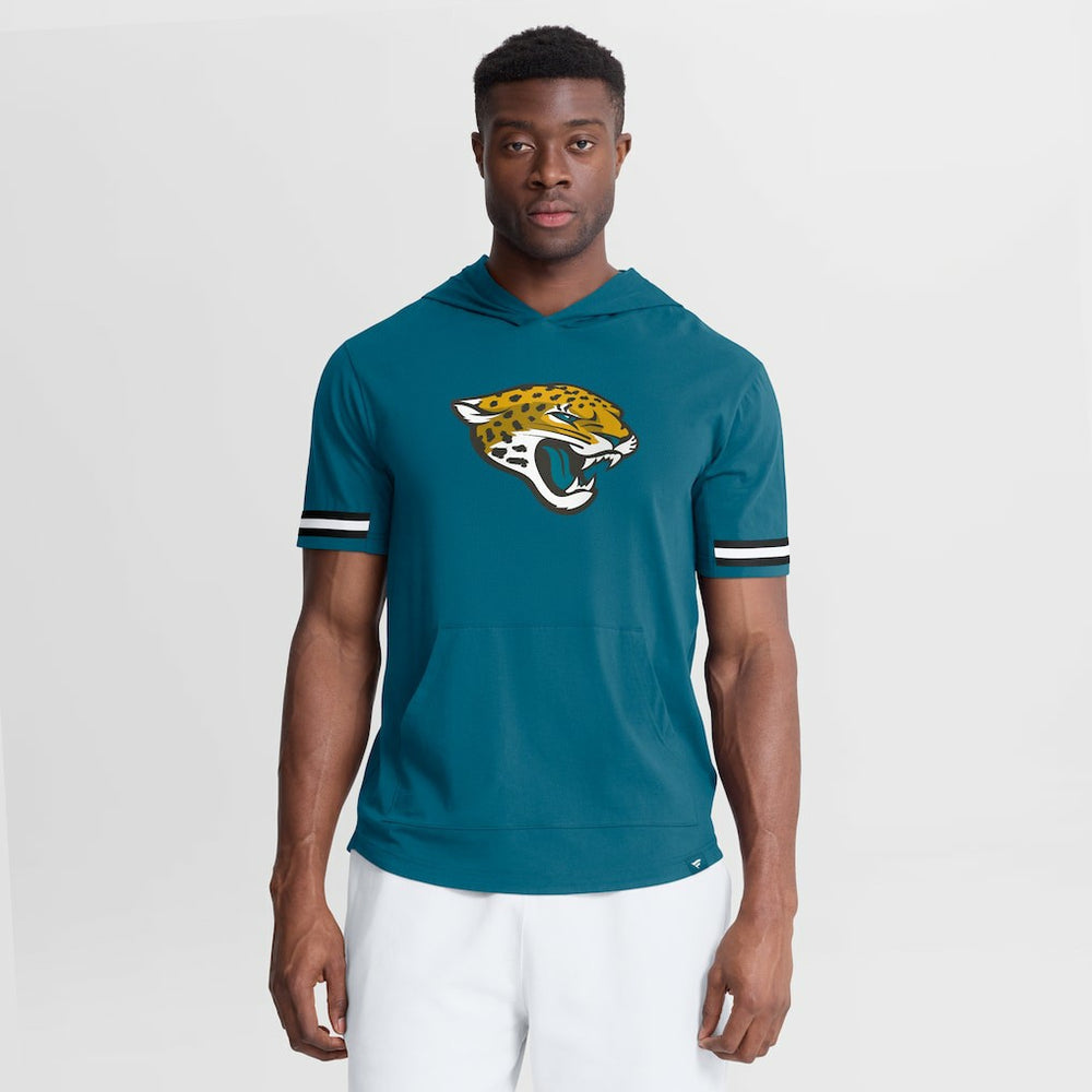 NFL Jacksonville Jaguars Optimal Play Short Sleeve Hooded T-Shirt