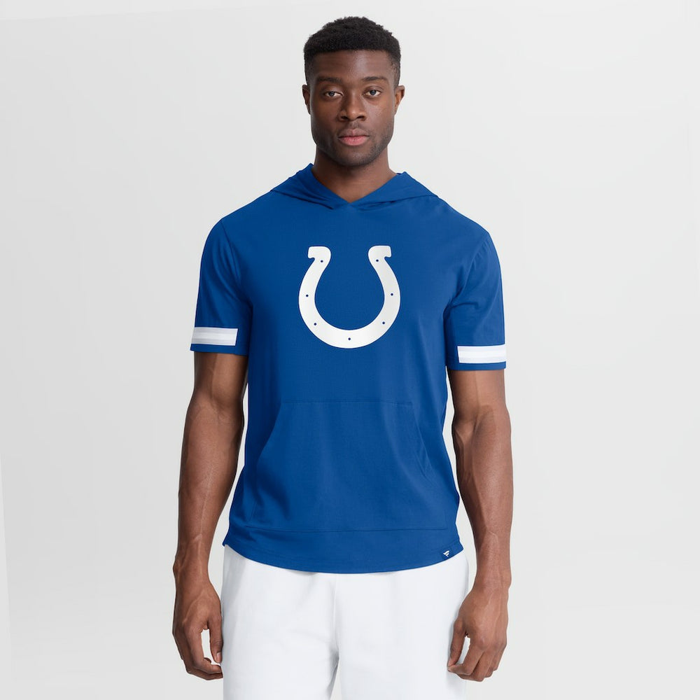 NFL Indianapolis Colts Optimal Play Short Sleeve Hooded T-Shirt
