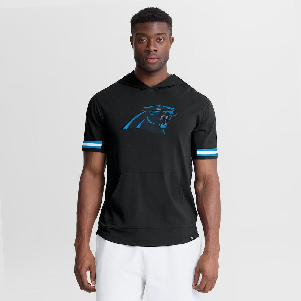 NFL Carolina Panthers Optimal Play Short Sleeve Hooded T-Shirt