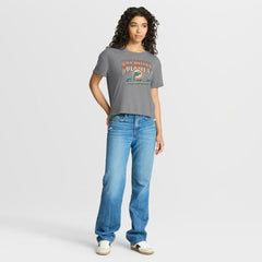 NFL Miami Dolphins Women's Overplayed Tribute Tri-Blend Boxy T-Shirt