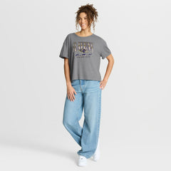 NFL Baltimore Ravens Women's Overplayed Tribute Tri-Blend Boxy T-Shirt