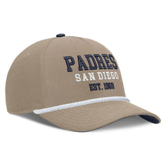 San Diego Padres Father's Day Rope Rise Adjustable Hat - Khaki | Nike