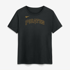 Pittsburgh Pirates Women's Wordmark T-Shirt - Black | Nike