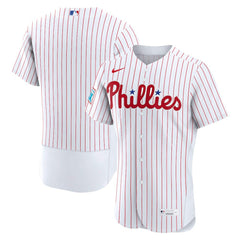 Philadelphia Phillies Home Sponsor Patch Authentic Jersey - White | Nike