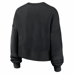 NFL New England Patriots Women's Oversized High Hip Legacy Arch Phoenix Fleece Sweatshirt