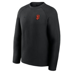San Francisco Giants Tech Fleece Raglan Sweatshirt - Black | Nike