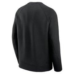San Francisco Giants Tech Fleece Raglan Sweatshirt - Black | Nike